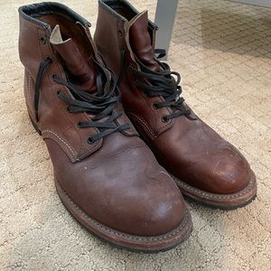 Red Wing shoes boots red